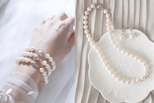 給自己的嫁妝！新娘配襯珍珠首飾的靈感