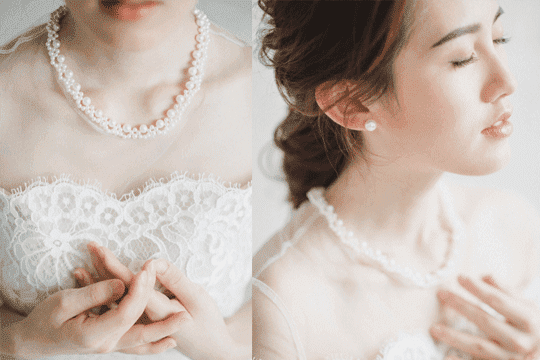 給自己的嫁妝！新娘配襯珍珠首飾的靈感