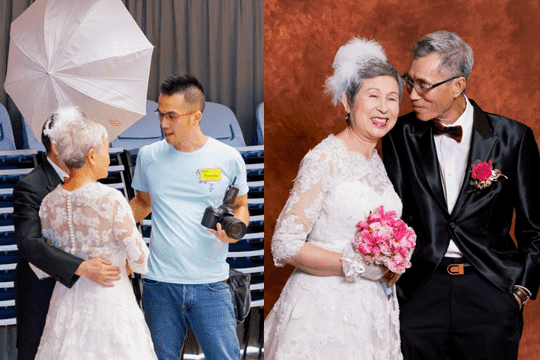 為老友記圓夢！婚禮攝影師舉行婚照義影