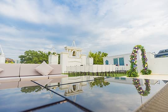 超浪漫白色婚禮！華麗城堡午宴