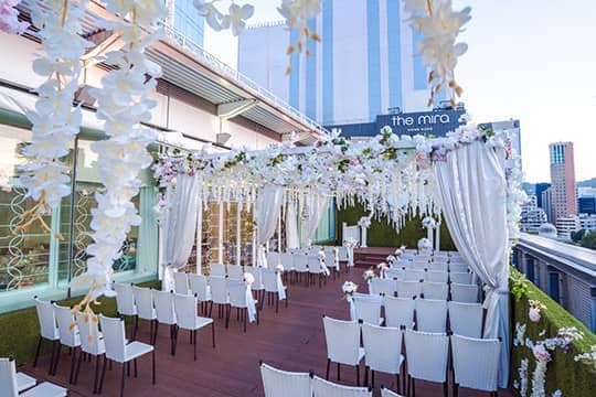 超浪漫白色婚禮！華麗城堡午宴