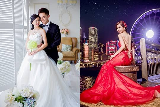 由裙褂到婚紗晚裝 一間舖搞掂！