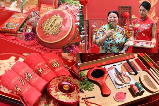 利東街 重現中國傳統婚嫁喜氣
