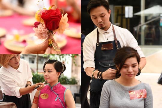 利東街 重現中國傳統婚嫁喜氣
