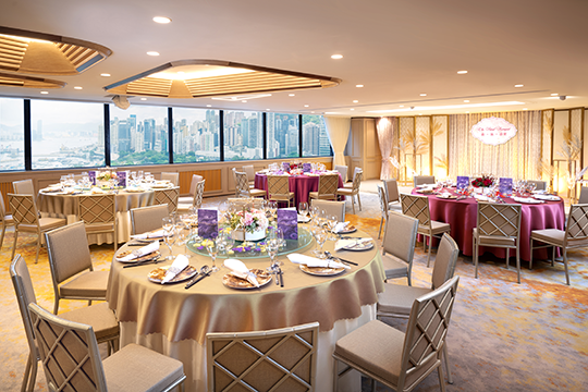 【港島區大型婚宴新場進駐】無柱式大廳可擺設38席