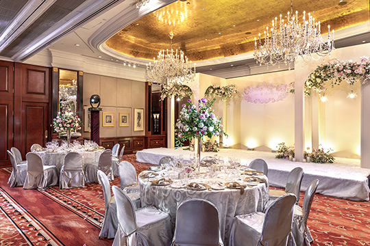 【港島區酒店婚宴推介】香港罕見歐式古典瑰麗證婚及婚宴場地