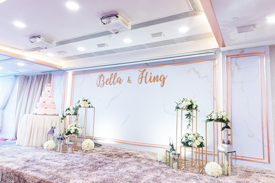 港島區婚宴新場地 3千呎空中花園舉辦小清新婚禮