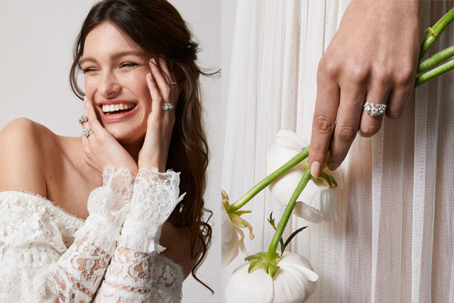 求婚戒指推介丨鑽石戒指疊戴出個人風格丨來自倫敦的新娘首飾、婚嫁鑽戒系列