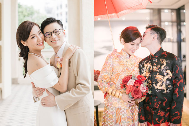 陳詩欣婚禮細節｜婚禮限聚令放寬下的盛大婚禮｜由教堂證婚到酒店婚宴！奢華婚禮細節大公開