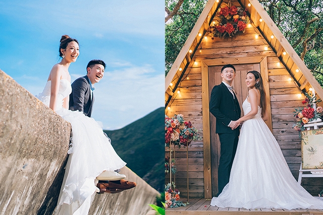 【婚攝地點推薦2022】蒙娜麗莎新一輯代言人Jasmin ＆ Billy分享婚攝點滴｜6大熱門香港室內外婚紗攝影地點