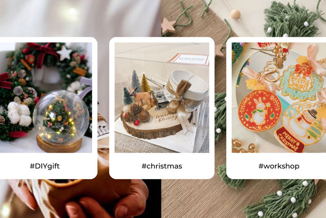 手作聖誕禮物DIY指南｜自製聖誕禮物最窩心！聖誕樹工作坊、聖誕小夜燈工作坊、聖誕音樂盒工作坊、繡球花手鐲工作坊