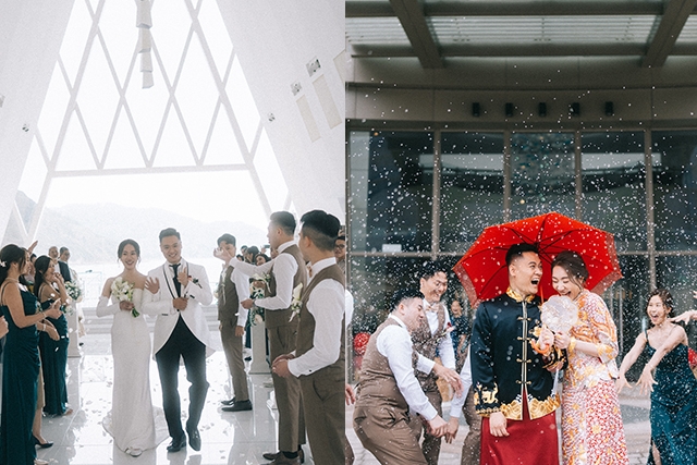 教堂婚禮場地推薦2025｜新人Andy & Renita感動分享愉景灣教堂結婚故事