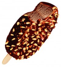 食過火辣雪條, 老婆會心微笑  !!