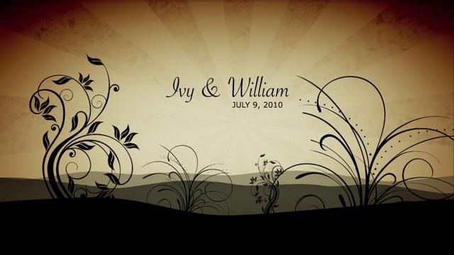 Ivy & William's photomontage - Ivy & William - Art Benny wedding video services