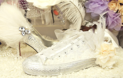 婚禮DIY：新娘鞋花自作業